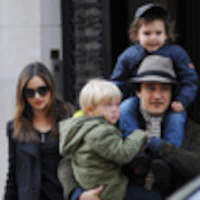 Orlando Bloom y Miranda Kerr, en familia y muy unidos por su hijo en Navidad