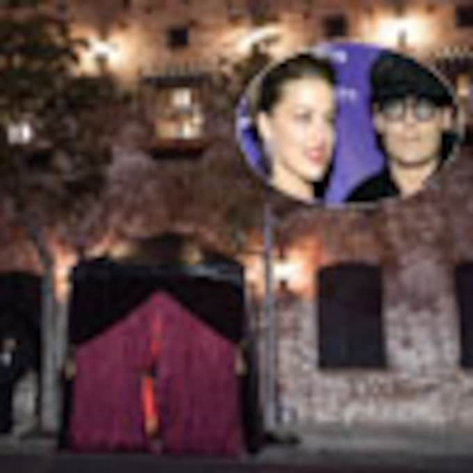 Johnny Depp y Amber Heard celebran su compromiso con una fiesta privada en Los Ángeles