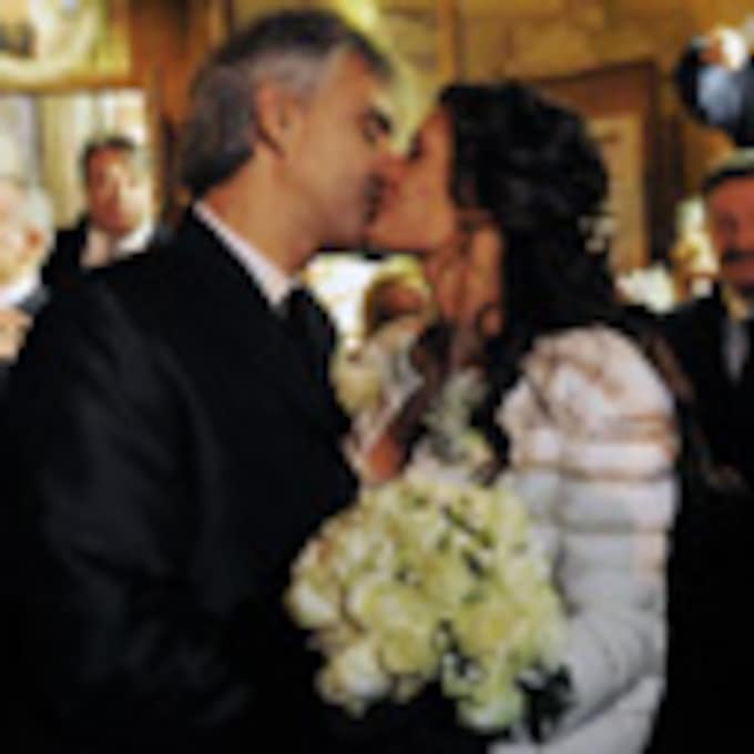 Tras doce años juntos y una hija en común, Andrea Bocelli se casa con Verónica Berti