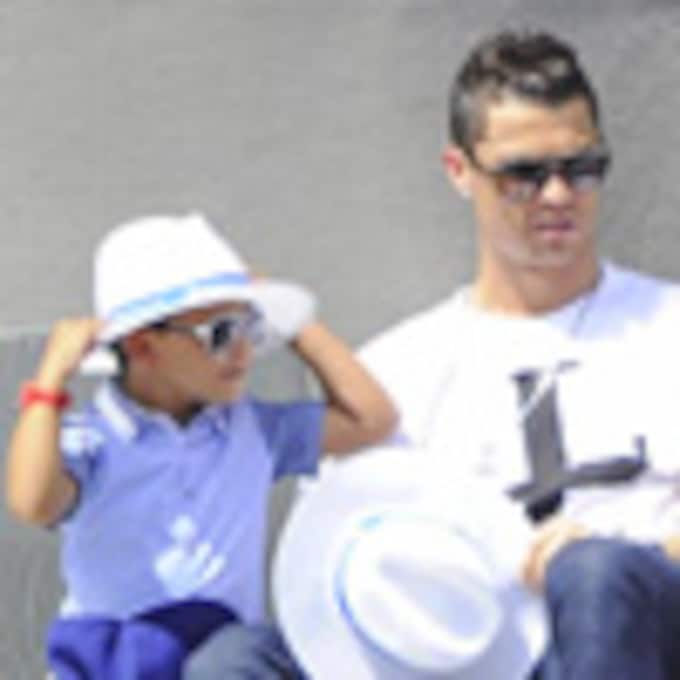 Cristiano Ronaldo lleva a su hijo a disfrutar del mejor tenista del mundo, Rafa Nadal