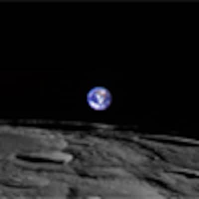 La Tierra, una 'canica' desde la Luna
