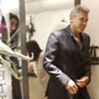 George Clooney, de cena con su prometida y sus padres en el Lago Como para preparar 'la boda del año'