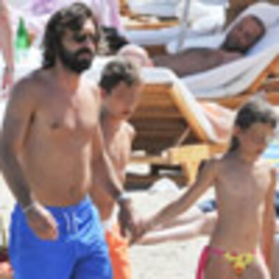 Andrea Pirlo, del Mundial de Brasil con su selección, a las playas de Ibiza con sus hijos