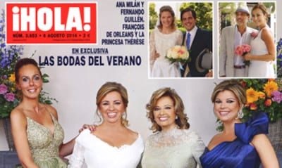 Exclusiva en ¡HOLA!: Las bodas del verano; Alba Carrillo nos anuncia su boda con Feliciano López; Tamara Falcó y Enrique Solís, una relación muy especial; y más...
