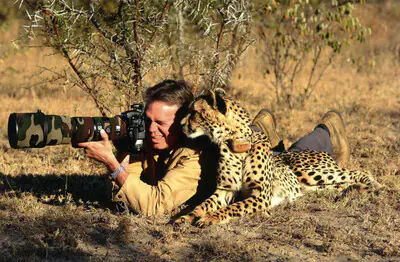 El guepardo que quiso ser fotógrafo