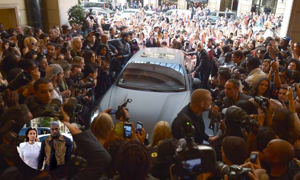 Pasión peligrosa: Kim Kardashian, 'atacada' a la entrada de un desfile