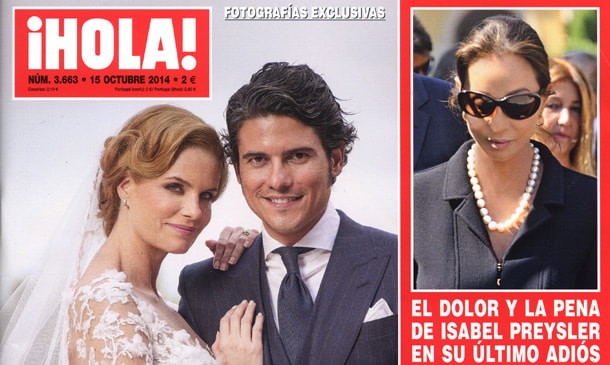 Esta semana en ¡HOLA!: Fotografías exclusivas de la aristocrática y divertida boda de Olivia de Borbón y Julián Porras