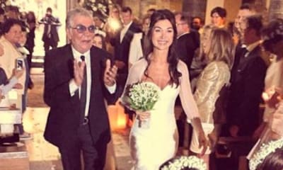 El orgullo y la emoción de Roberto Cavalli en la boda de su hija