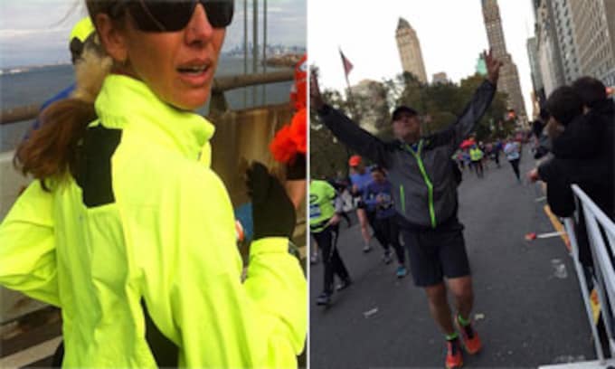 Blanca Suelves y Juan Muñoz, marido de Ana Rosa Quintana, corren la Maratón de Nueva York
