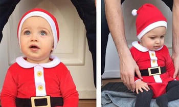 Iker Casillas y Sara Carbonero comparten una foto de su precioso Papá Noel