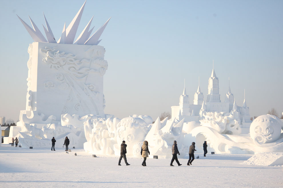 Un espectacular festival de nieve y hielo en China