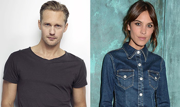 La 'it girl' Alexa Chung, ¿rendida ante los encantos del vampiro Alexander Skarsgard?