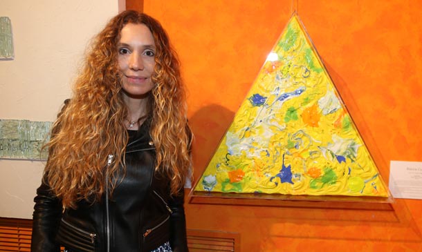 Blanca Cuesta homenajea con su pintura al desaparecido Adolfo Suárez