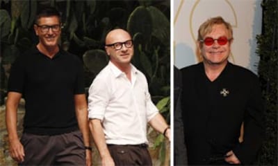 El boicot de Elton John a Dolce & Gabbana enciende la red