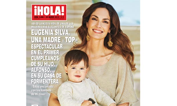En ¡HOLA!, Eugenia Silva, una madre ‘top’ espectacular en el primer cumpleaños de su hijo Alfonso