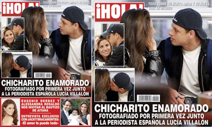 En ¡HOLA!: El futbolista Javier 'Chicharito' Hernández y la periodista Lucía Villalón, nueva pareja sorpresa