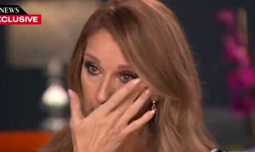 Las lágrimas de una valiente Céline Dion al hablar de la pelea contra el cáncer que padece su marido René Angélil