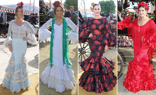 Gloria Ortega, Desiré Cordero, Vicky Martín Berrocal, Marina Danko, Ainhoa Arteta... la Feria de Abril se llena de bellas 'gitanas'