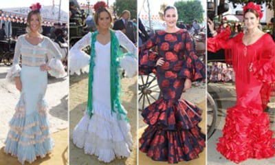 Gloria Ortega, Desiré Cordero, Vicky Martín Berrocal, Marina Danko, Ainhoa Arteta... la Feria de Abril se llena de bellas 'gitanas'