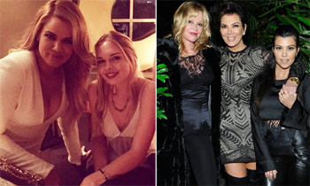 Stella del Carmen, una más en la fiesta de Melanie Griffith y las Kardashian