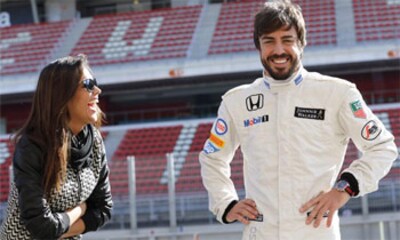 Fernando Alonso, el fan número 1 de Lara Álvarez