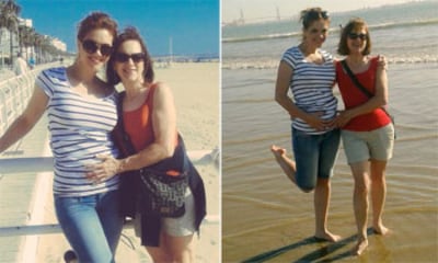 Beatriz Trapote presume de embarazo entre días de playa y feria