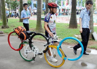 Una bicicleta de lo más 'olímpica'