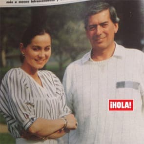 En 1986, Isabel Preysler entrevistó a Mario Vargas Llosa en la revista ¡HOLA!