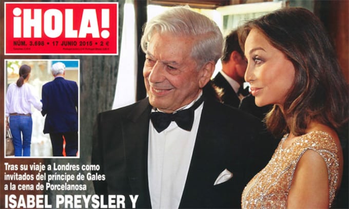 En ¡HOLA!: Isabel Preysler y Mario Vargas Llosa, fotografiados juntos en un almuerzo para dos en Madrid