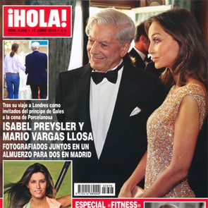 En ¡HOLA!: Isabel Preysler y Mario Vargas Llosa, fotografiados juntos en un almuerzo para dos en Madrid