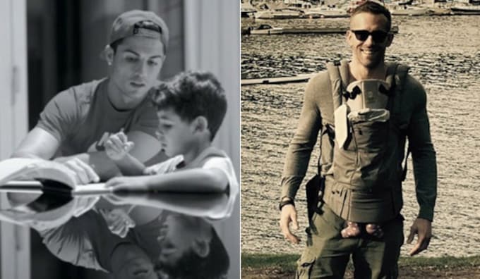 Cristiano Ronaldo, el príncipe Guillermo, Blake Lively… así han celebrado el Día del Padre