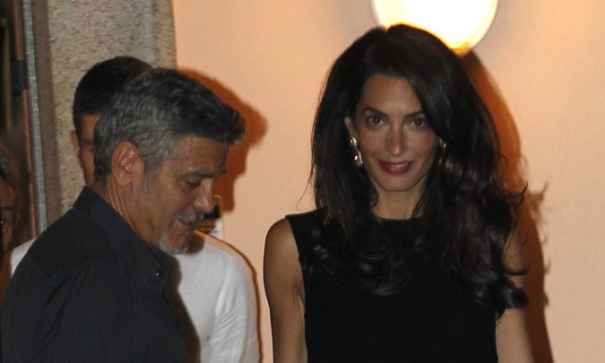 ¿Últimas vacaciones de George Clooney y Amal en el lago Como?