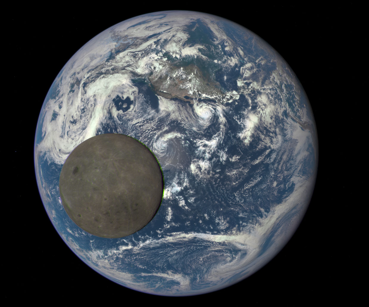 Espectacular imagen de la cara oculta de la Luna