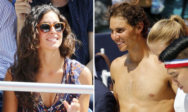 La novia de Rafa Nadal no se pierde su partido más peculiar