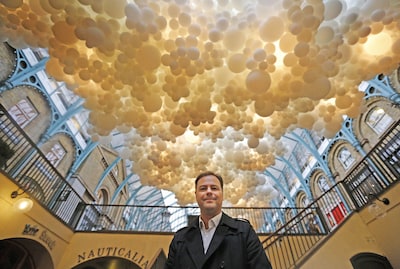 100.000 globos habitan el Covent Garden Market de Londres