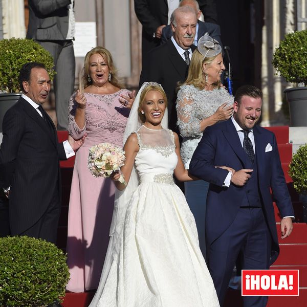 La felicidad de Vicente del Bosque en la boda de su primogénito