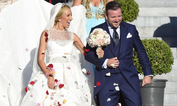 La felicidad de Vicente del Bosque en la boda de su primogénito