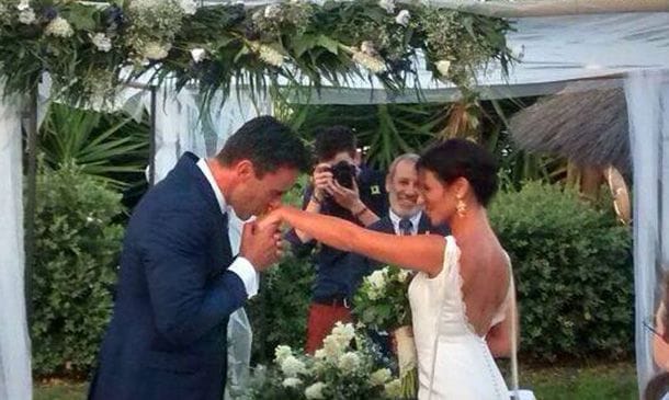 Alonso Caparrós ya es 'un hombre felizmente casado'