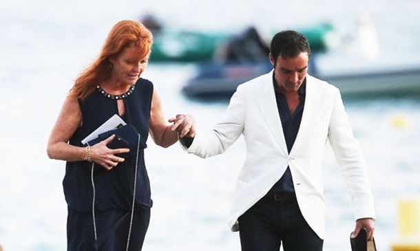 El acompañante español de Sarah Ferguson, todo un caballero con ella en la boda de Bob Geldof