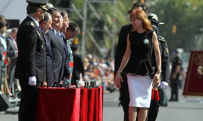 Gloria Lomana, directora de Informativos de Antena 3, recibe la Cruz de Plata de la Orden del Mérito de la Guardia Civil