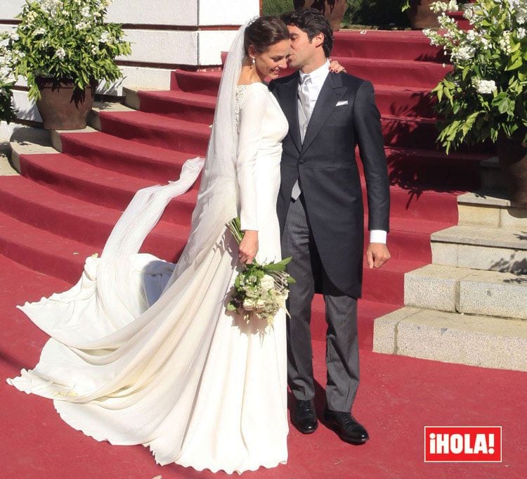 eva gonzález, una novia fiel a su estilo, belleza natural llena de