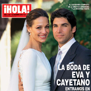 ¡HOLA! adelanta su edición: En exclusiva, entramos en la boda de Eva y Cayetano