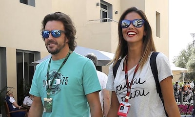 Fernando Alonso ya tiene junto a él a su mejor apoyo, Lara Álvarez