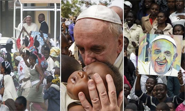 Resultado de imagen para IMAGENES PAPA FRANCISCO EN AFRICA