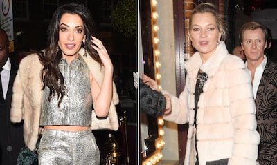 Amal Clooney y Kate Moss disfrutan de una noche de fiesta en Londres
