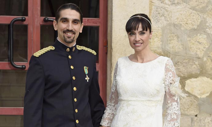 Beatriz Rico se ha casado con el policía nacional Rubén Ramírez