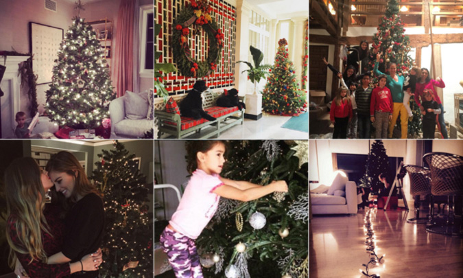 Estas 'celebrities' ya han puesto el árbol de Navidad... ¿y tú?