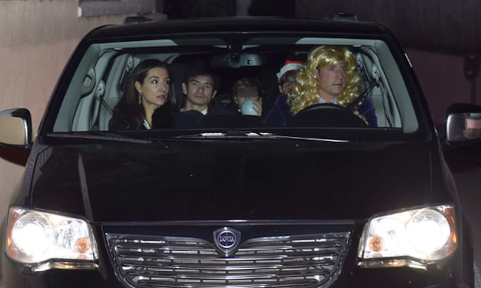 La familia del rey Juan Carlos celebra la Nochebuena en casa de doña Pilar