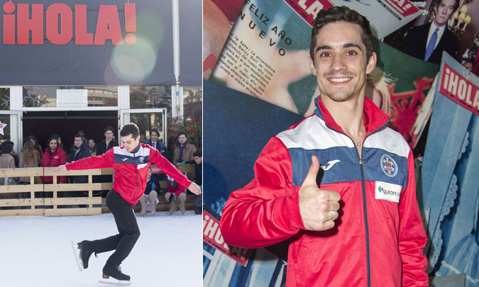 Javier Fernández, campeón del mundo de patinaje artístico, da una exhibición en la Gran Pista de Hielo ¡HOLA!