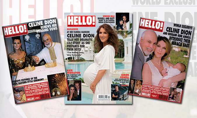 Céline Dion y René Angélil, los momentos más especiales de su vida en HELLO!